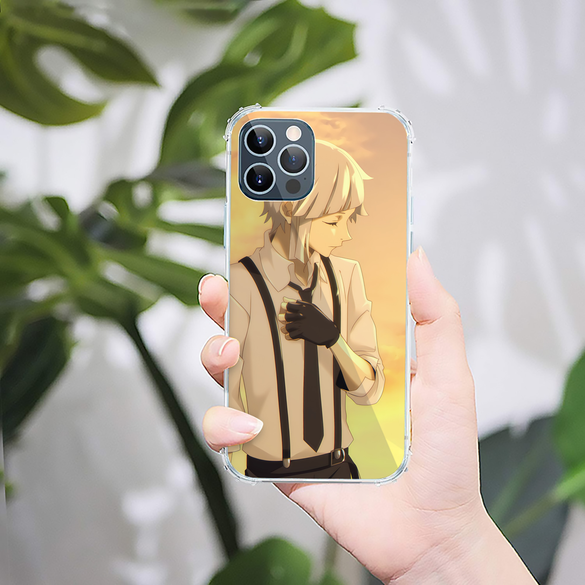 （画像用） 文豪ストレイドッグス Bungo Stray Dogs 【iPhone 12シリーズ対応】透明スマホケース（クリアソフトケース）